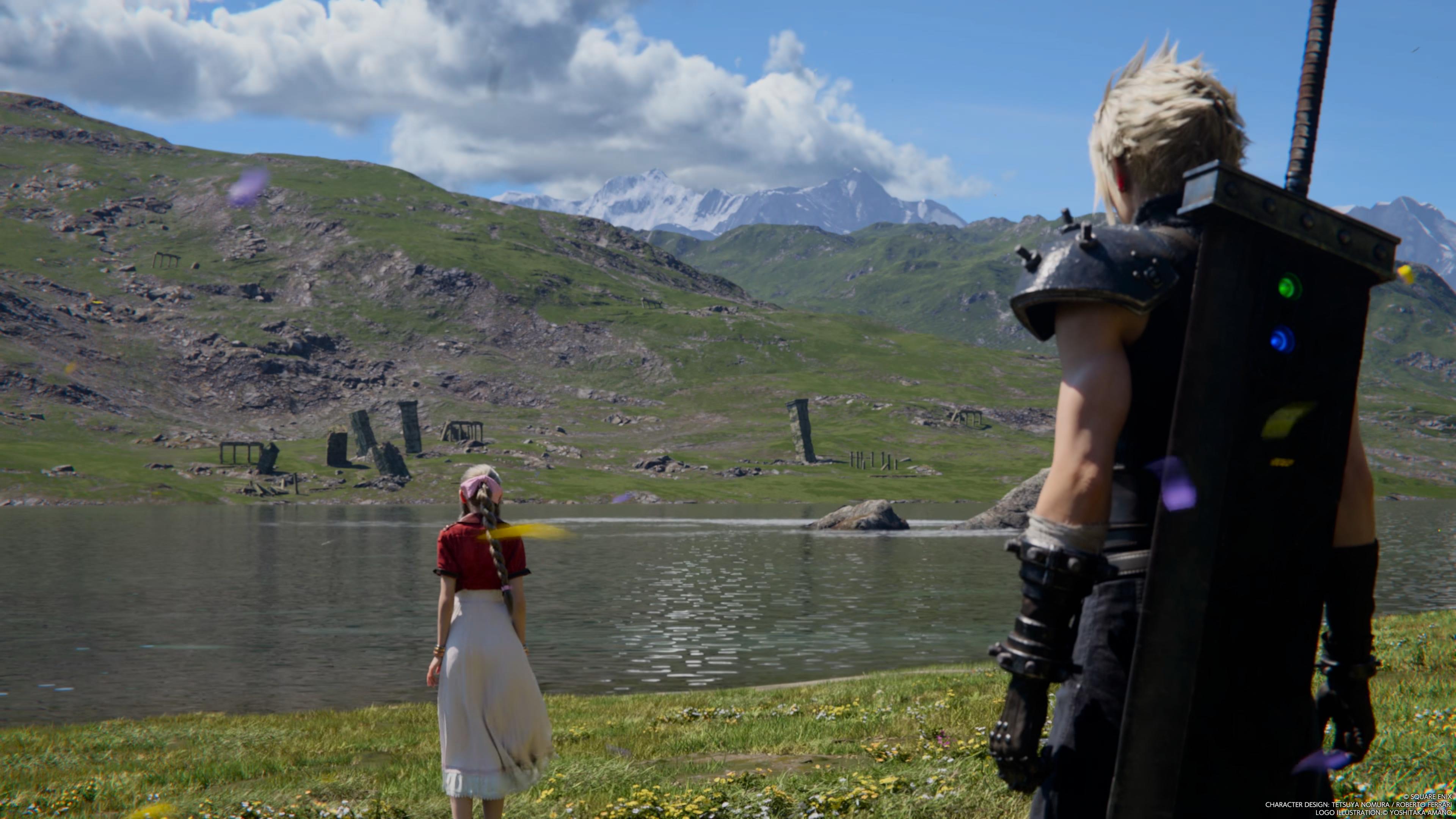 Aerith by the water